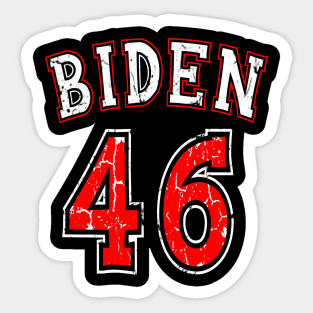 Joe Biden 46 Sticker